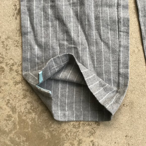 Flannel Pinstriped Lounge Pants - Picture 3 of 4